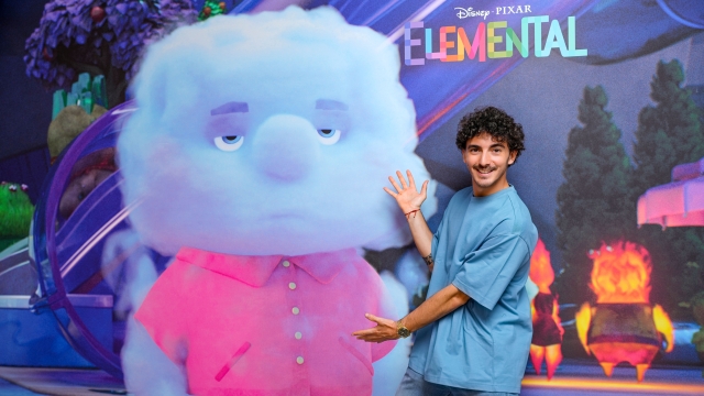 Francesco Bagnaia presenta il suo personaggio Pixar