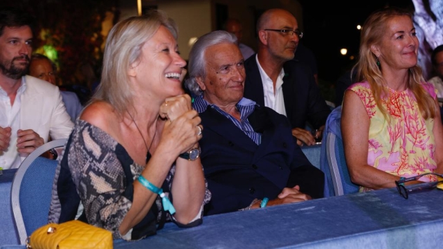 Mariella Mengozzi accanto a Luciano Bertolero in Giuria al Concorso d'Eleganza Poltu Quatu Classic