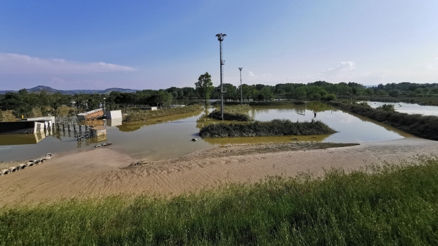 Le condizione del Galliano Park dopo l'alluvione