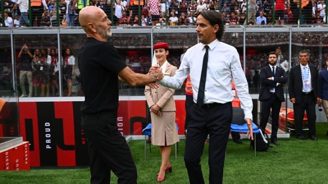 Stefano Pioli e Simone Inzaghi. Getty