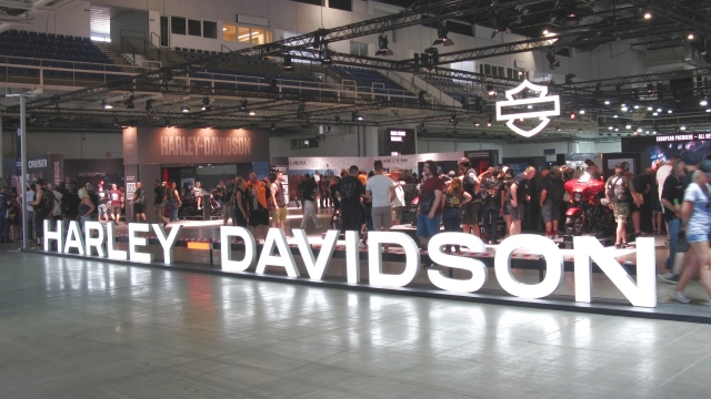 L'ingresso della area Expo a Harley-Davidson 120 Festival Budapest