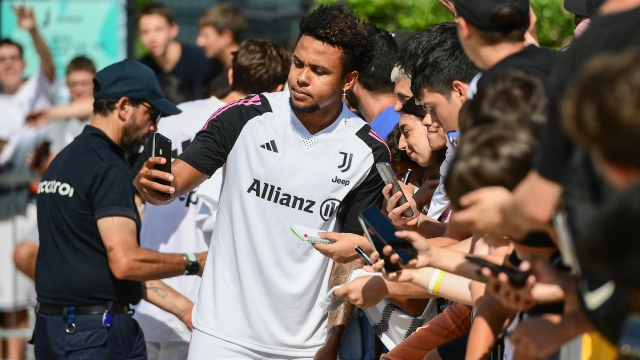 Foto Marco Alpozzi/LaPresse 17 Luglio 2023 - Torino, Italia - sport, calcio - Pre-season preparations - Visite mediche al J-Medical per i giocatori della Juventus Nella foto: Weston McKennie (Juventus F.C.);   July 17, 2023 Turin, Italy - sport, calcio -  Pre-season preparations - Medical test for Juventus players at J-medical  In the pic: Weston McKennie (Juventus F.C.);