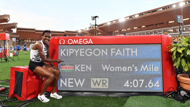 Faith Kipyegon record del mondo Montecarlo