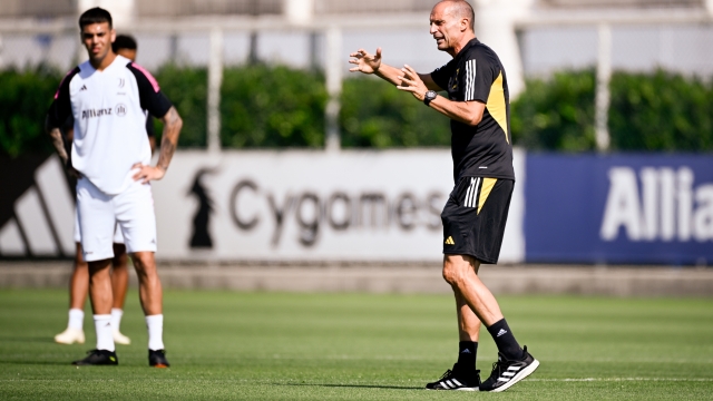 TURIN, ITALY - JULY 20: Massimiliano Allegri of Juventus during a training session at JTC on July 20, 2023 in Turin, Italy. (Photo by Daniele Badolato - Juventus FC/Juventus FC via Getty Images)