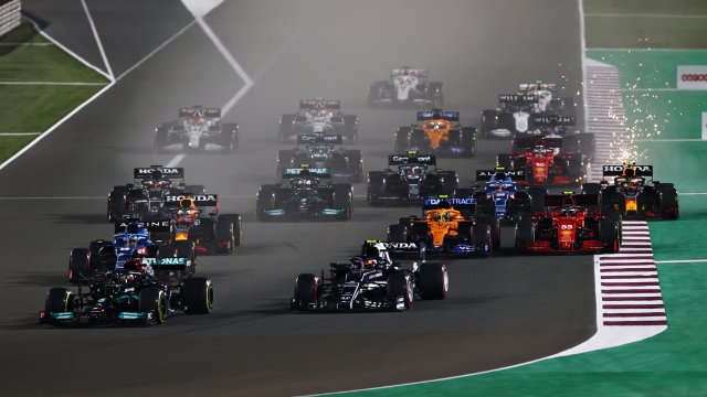 DOHA, QATAR - NOVEMBER 21: <<enter caption here>> during the F1 Grand Prix of Qatar at Losail International Circuit on November 21, 2021 in Doha, Qatar. (Photo by Mark Thompson/Getty Images)