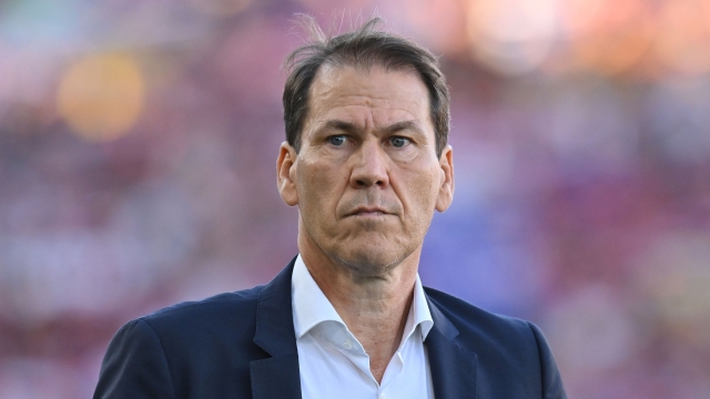 BOLOGNA, ITALY - SEPTEMBER 24: Rudi Garcia head coach of SSC Napoli looks on during the Serie A TIM match between Bologna FC and SSC Napoli at Stadio Renato Dall'Ara on September 24, 2023 in Bologna, Italy. (Photo by Alessandro Sabattini/Getty Images)