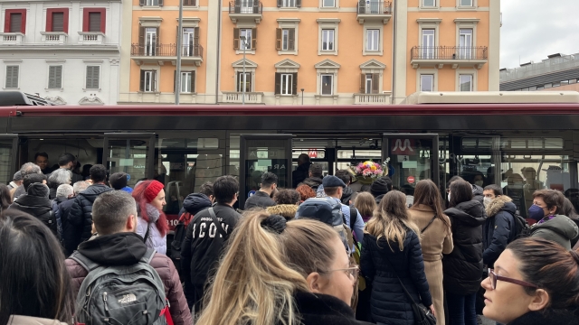 Roma, Metro A interrotta da San Giovanni a Termini - fotografo: Stefanelli/Lapresse