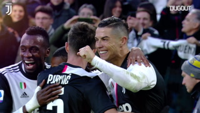 Rivivi la prima tripletta in Serie A di Cristiano Ronaldo contro il Cagliari nel gennaio 2020. L'attaccante della Juventus ha segnato tre gol nel secondo tempo nella vittoria per 4-0.