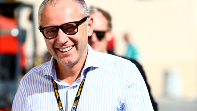 ABU DHABI, UNITED ARAB EMIRATES - NOVEMBER 23: Stefano Domenicali, CEO of the Formula One Group, walks in the Paddock during previews ahead of the F1 Grand Prix of Abu Dhabi at Yas Marina Circuit on November 23, 2023 in Abu Dhabi, United Arab Emirates. (Photo by Mark Thompson/Getty Images)