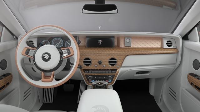 Gli interni superlusso della Ares Coupè per Rolls Royce Phantom