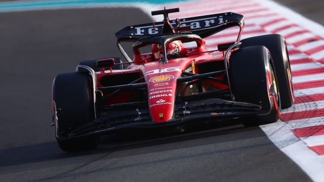 ABU DHABI, UNITED ARAB EMIRATES - NOVEMBER 28: Charles Leclerc of Monaco driving the (16) Ferrari SF-23 on track during Formula 1 testing at Yas Marina Circuit on November 28, 2023 in Abu Dhabi, United Arab Emirates. (Photo by Clive Rose/Getty Images)