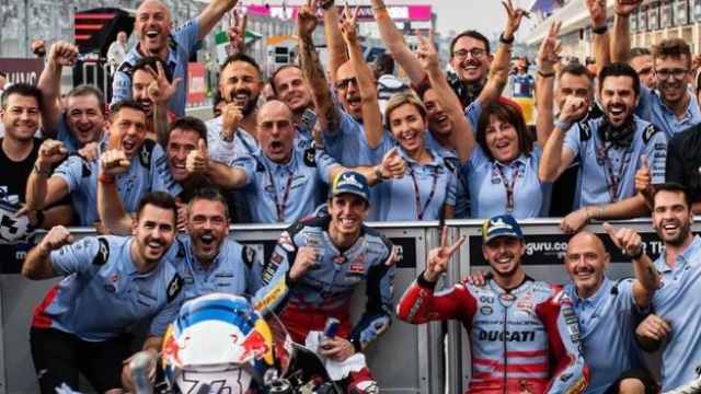 Il team Ducati Gresini ha vissuto un 2023 positivo in MotoGP (foto Instagram)