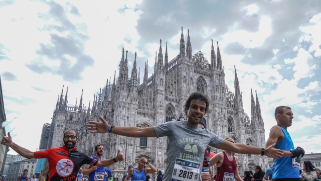 Runner alla Milano Marathon 2023