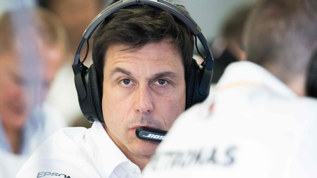 Mercedes AMG Petronas F1 Team's team principal Toto Wolff follows the second practice session of the Austrian Formula One Grand Prix in Spielberg on June 28, 2019. (Photo by GEORG HOCHMUTH / APA / AFP) / Austria OUT