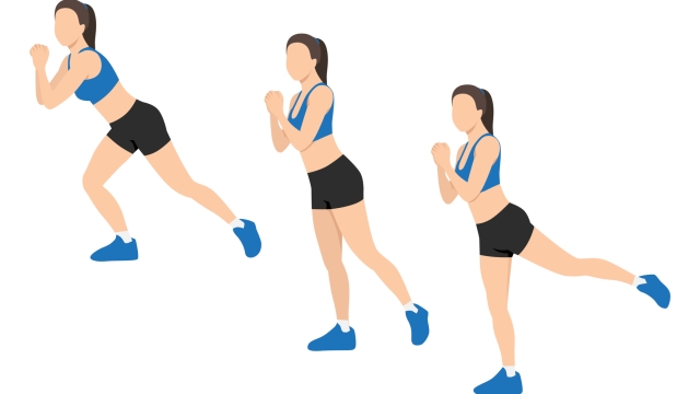 Woman doing Single leg squat kickback exercise. Flat vector illustration isolated on white background