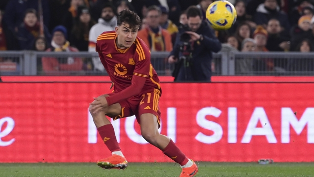 ROME, ITALY - DECEMBER 10: AS Roma player Paulo Dybala during the Serie A TIM match between AS Roma and ACF Fiorentina at Stadio Olimpico on December 10, 2023 in Rome, Italy. (Photo by Luciano Rossi/AS Roma via Getty Images)