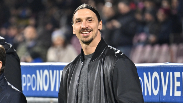 Zlatan Ibrahimovic in his first match as AC Milan manager at the Italian Serie A soccer match US Salernitana vs AC Milan at the Arechi stadium in Salerno, Italy, 22 December 2023. ANSA/MASSIMO PICA