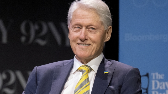 FILE - Former President Bill Clinton speaks at the 92nd Street Y, in New York, May 4, 2023. Social media is abuzz with news that a judge is about to release a list of "clients," or "associates" or maybe "co-conspirators," of Jeffrey Epstein, the jet-setting financier who killed himself in 2019 while awaiting trial on sex trafficking charges. While some previously sealed court records are indeed being made public, the great majority of the people whose names appear in those documents are not accused of any wrongdoing. (Photo by Evan Agostini/Invision/AP, File)