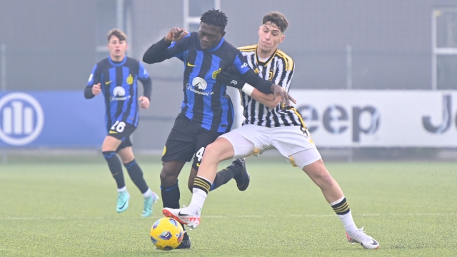 VINOVO, ITALY - JANUARY 14: Ebenezer Akinsanmiro of FC Internazionale U19 during the Primavera 1 match between Juventus U19 and FC Internazionale U19t at Juventus Center Vinovo on January 14, 2024 in Vinovo, Italy. (Photo by Diego Puletto - Inter/Inter via Getty Images)