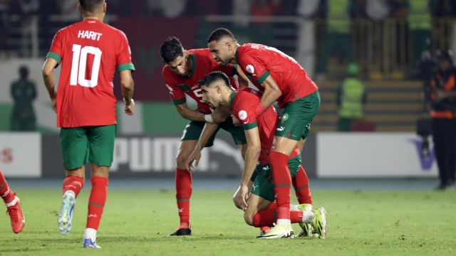 epa11114828 Achraf Hakimi of Morocco reacts in disappointment after missing a penalty during the 2023 Africa Cup of Nations round of 16 match between Morocco and South Africa at Laurent Pokou Stadium, San Pedro, Cote dIvoire on 30 January 2024.  EPA/Gavin Barker / BackpagePix This image is intended for Editorial use (e.g. news articles). Any commercial use (e.g. ad campaigns) requires additional clearance. Contact: photo@backpagemedia.co.za for more information