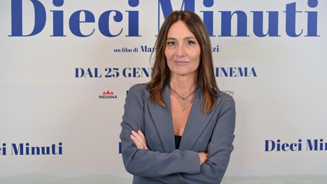 Italian filmmaker Maria Sole Tognazzi poses during a photocall for the movie  'Dieci Minuti' in Rome, Italy, 22 January 2024. The movie will be shown in Italian theaters from 25 January 2024.   ANSA/ETTORE FERRARI