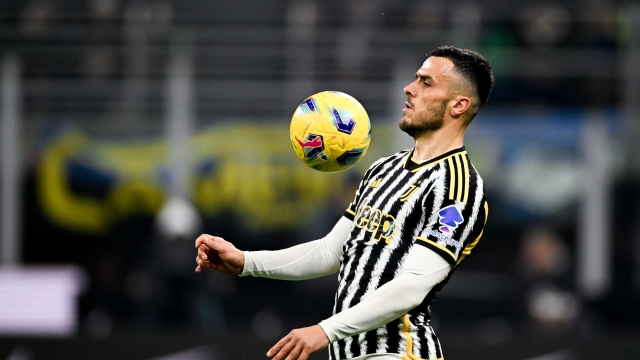 MILAN, ITALY - FEBRUARY 4: Filip Kostic of Juventus during the Serie A TIM match between FC Internazionale and Juventus - Serie A TIM  at Stadio Giuseppe Meazza on February 4, 2024 in Milan, Italy. (Photo by Daniele Badolato - Juventus FC/Juventus FC via Getty Images)