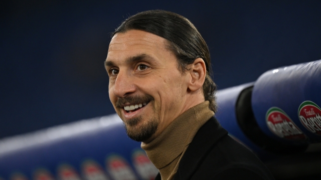 ROME, ITALY - MARCH 01:  Zlatan Ibrahimovic of AC Milan attendsbefore the Serie A TIM match between SS Lazio and AC Milan - Serie A TIM  at Stadio Olimpico on March 01, 2024 in Rome, Italy. (Photo by Claudio Villa/AC Milan via Getty Images)