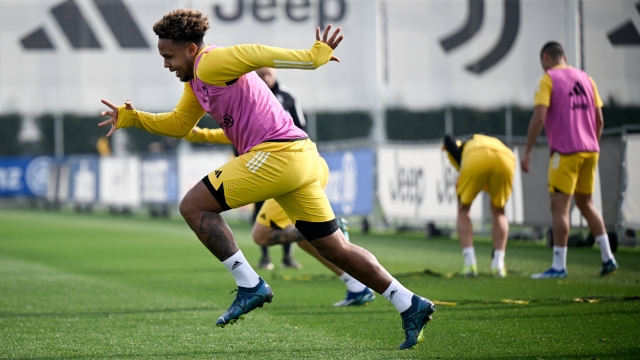 TURIN, ITALY - FEBRUARY 21: Weston McKennie of Juventus during a training session at JTC on February 21, 2024 in Turin, Italy. (Photo by Daniele Badolato - Juventus FC/Juventus FC via Getty Images)