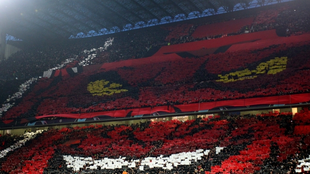 Foto Spada/LaPresse 10 Maggio 2023 - Milano  , Italia - sport, calcio - Ac Milan vs Fc Internazionale - Champions League semi-finale andata - Stadio San Siro  Nella foto : tifosi, curva Milan  May 10 , 2023 Milan  , Italy - sport, calcio - Ac Milan vs Fc Internazionale - Champions League semi-final first leg - San Siro Stadium In the pic : supporters of Milan