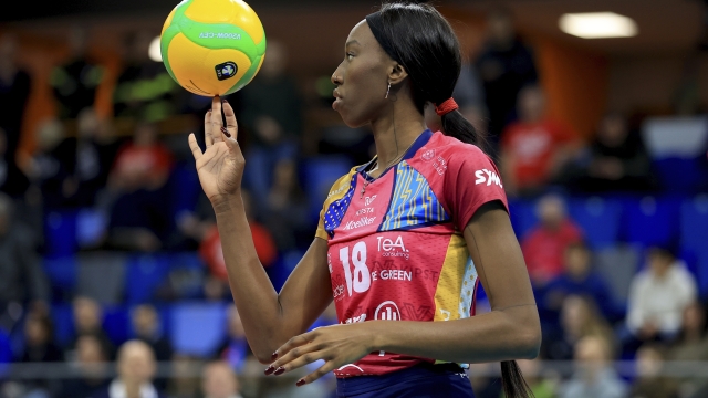 MILAN, ITALY - JANUARY 16: Paola Egonu #18 of Vero Volley Milano looks on prior to the match of CEV Champions League Women Volley between Allianz Vero Volley Milano and VakifBank Istanbul at Allianz Cloud on January 16, 2024 in Milan, Italy. (Photo by Giuseppe Cottini/AC Milan via Getty Images)