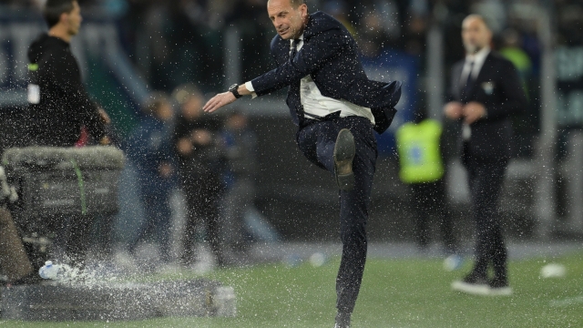 Juventus’ head coach Massimiliano Allegri during the Serie A Tim soccer match between Lazio and Juventus at the Rome's Olympic stadium, Italy - Saturday March 30, 2024 - Sport  Soccer ( Photo by Alfredo Falcone/LaPresse )