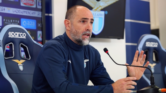 ROME, ITALY - MARCH 29:  Igor Tudor new head coach of SS Lazio attends a press conference at Formello sport centre on March 29, 2024 in Rome, Italy. (Photo by Paolo Bruno/Getty Images)
