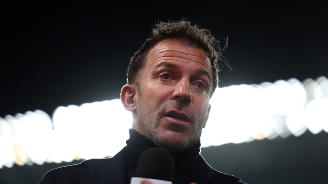 RIYADH, SAUDI ARABIA - JANUARY 22: Alessandro Del Piero, former Italian football player and current television pundit, presents prior to the Italian EA Sports FC Supercup Final match between SSC Napoli and FC Internazionale at Al-Awwal Stadium on January 22, 2024 in Riyadh, Saudi Arabia. (Photo by Yasser Bakhsh/Inter via Getty Images)