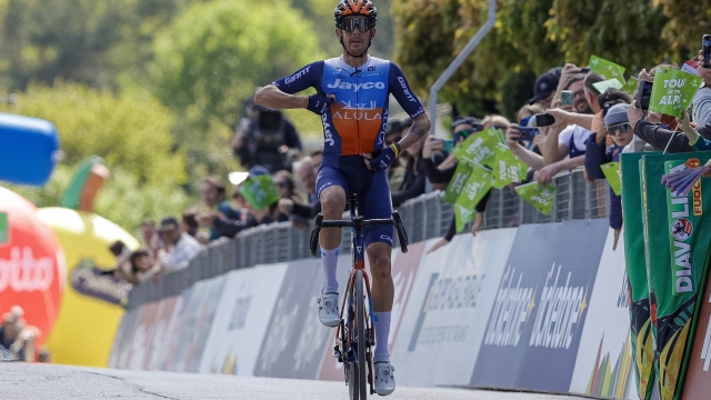 Tour of the Alps 2024 - 47th Edition - 2nd stage Salorno - Stans 190,7km - 16/04/2024 - Alessandro De Marchi (ITA - Team Jayco AlUla) - photo Massimo Fulgenzi/SprintCyclingAgency©2024