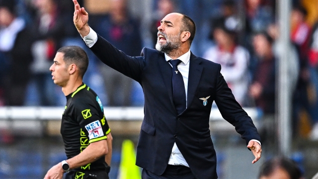 GENOA, ITALY - APRIL 19: Igor Tudor, head coach of Lazio, reacts during the Serie A TIM match between Genoa CFC and SS Lazio at Stadio Luigi Ferraris on April 19, 2024 in Genoa, Italy. (Photo by Simone Arveda/Getty Images)