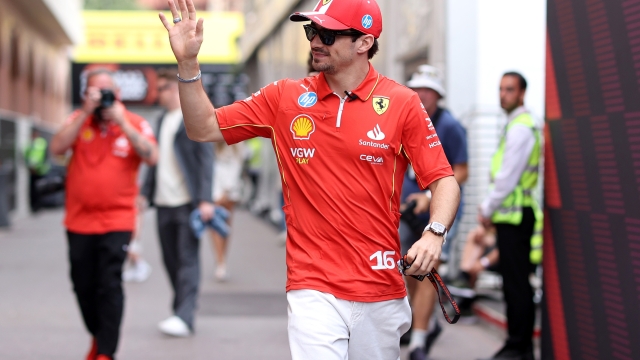 MONTE-CARLO, MONACO - MAY 23: Charles Leclerc of Monaco and Ferrari walks in the Paddock during previews ahead of the F1 Grand Prix of Monaco at Circuit de Monaco on May 23, 2024 in Monte-Carlo, Monaco. (Photo by Ryan Pierse/Getty Images)