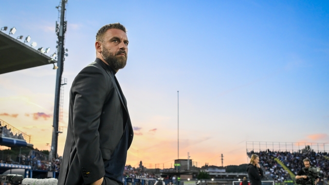 EMPOLI, ITALY - MAY 26: AS Roma coach Daniele De Rossi during the Serie A TIM match between Empoli FC and AS Roma at Stadio Carlo Castellani on May 26, 2024 in Empoli, Italy. (Photo by Fabio Rossi/AS Roma via Getty Images)