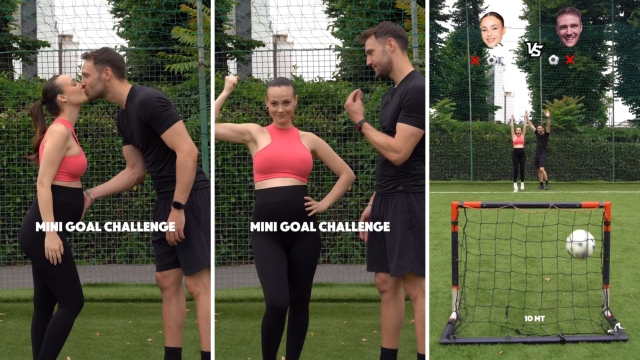 Rosalinda Cannavò e Andrea Zenga, la mini goal challenge su Instagram