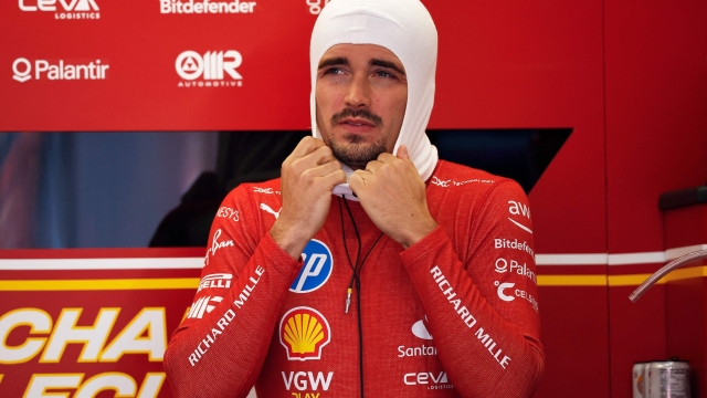 MONTREAL, QUEBEC - JUNE 08: Charles Leclerc of Monaco and Ferrari prepares to drive in the garage during final practice ahead of the F1 Grand Prix of Canada at Circuit Gilles Villeneuve on June 08, 2024 in Montreal, Quebec.   Chris Graythen/Getty Images/AFP (Photo by Chris Graythen / GETTY IMAGES NORTH AMERICA / Getty Images via AFP)