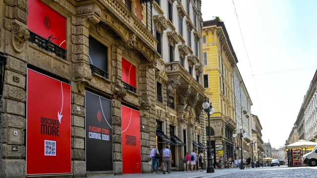 MILAN, ITALY - JUNE 19: AC Milan New Flaghsip Store Announcement on June 19, 2024 in Milan, Italy. (Photo by Diego Puletto/AC Milan via Getty Images)
