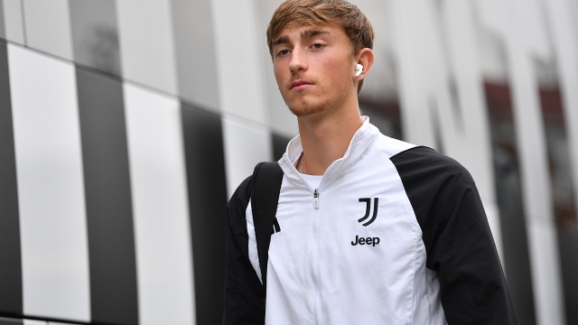 ALESSANDRIA, ITALY - OCTOBER 29: Dean Donny Huijsen of Juventus Next Gen arrives at the stadium ahead of the match between Juventus Next Gen and  Olbia at Stadio Giuseppe Moccagatta on October 29, 2023 in Alessandria, Italy. (Photo by Valerio Pennicino - Juventus FC/Juventus FC via Getty Images)