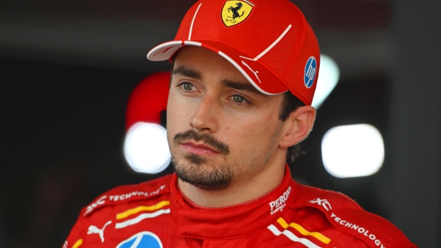 SPIELBERG, AUSTRIA - JUNE 30: 11th placed Charles Leclerc of Monaco and Ferrari talks to the media in the Paddock after the F1 Grand Prix of Austria at Red Bull Ring on June 30, 2024 in Spielberg, Austria. (Photo by Rudy Carezzevoli/Getty Images)