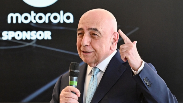 Ceo of AC Monza  Adriano Galliani during Motorola’ s press conference at Milan, Italy - Tuesday, July 16, 2024. Sport - Soccer (Photo AC Monza/LaPresse by Studio Buzzi)