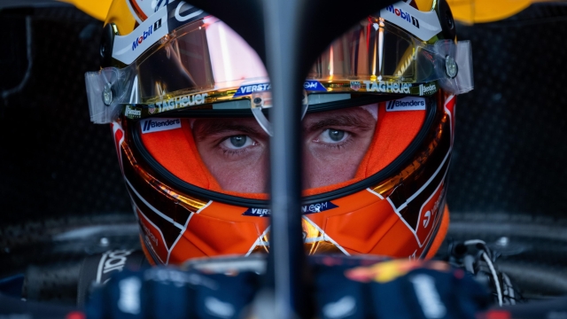 epa11489057 Red Bull Racing driver Max Verstappen of Netherlands reacts during the third practice session for the Formula One Hungarian Grand Prix at the Hungaroring circuit, in Mogyorod, near Budapest, 20 July 2024.  EPA/Zoltan Balogh HUNGARY OUT