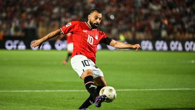 epa11394402 Mohamed Salah of Egypt in action during the FIFA World Cup 2026 CAF qualifiers soccer match between Egypt against Burkina Faso, in Cairo, Egypt, 06 Junee 2024.  EPA/MOHAMED HOSSAM