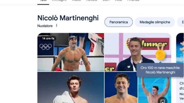 Medaglie olimpiche su Google con fiori