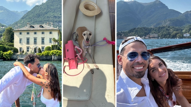 Elettra Lamborghini e Afrojack Lago di Como