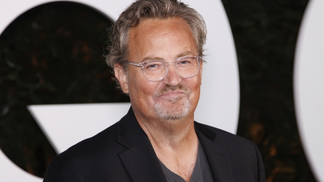 FILE - Matthew Perry appears at the GQ Men of the Year Party in West Hollywood, Calif., on Nov. 17, 2022. (Photo by Willy Sanjuan/Invision/AP, File)