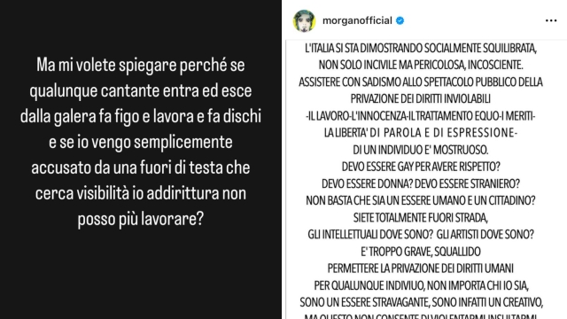 Morgan attacca ancora Angelica Schiatti: "Una fuori di testa che cerca visibilità"