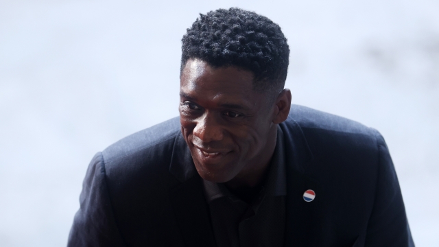 BERLIN, GERMANY - JULY 06: Former Netherlands international footballer, Clarence Seedorf looks on prior to the UEFA EURO 2024 quarter-final match between Netherlands and Türkiye at Olympiastadion on July 06, 2024 in Berlin, Germany. (Photo by Lars Baron/Getty Images)
